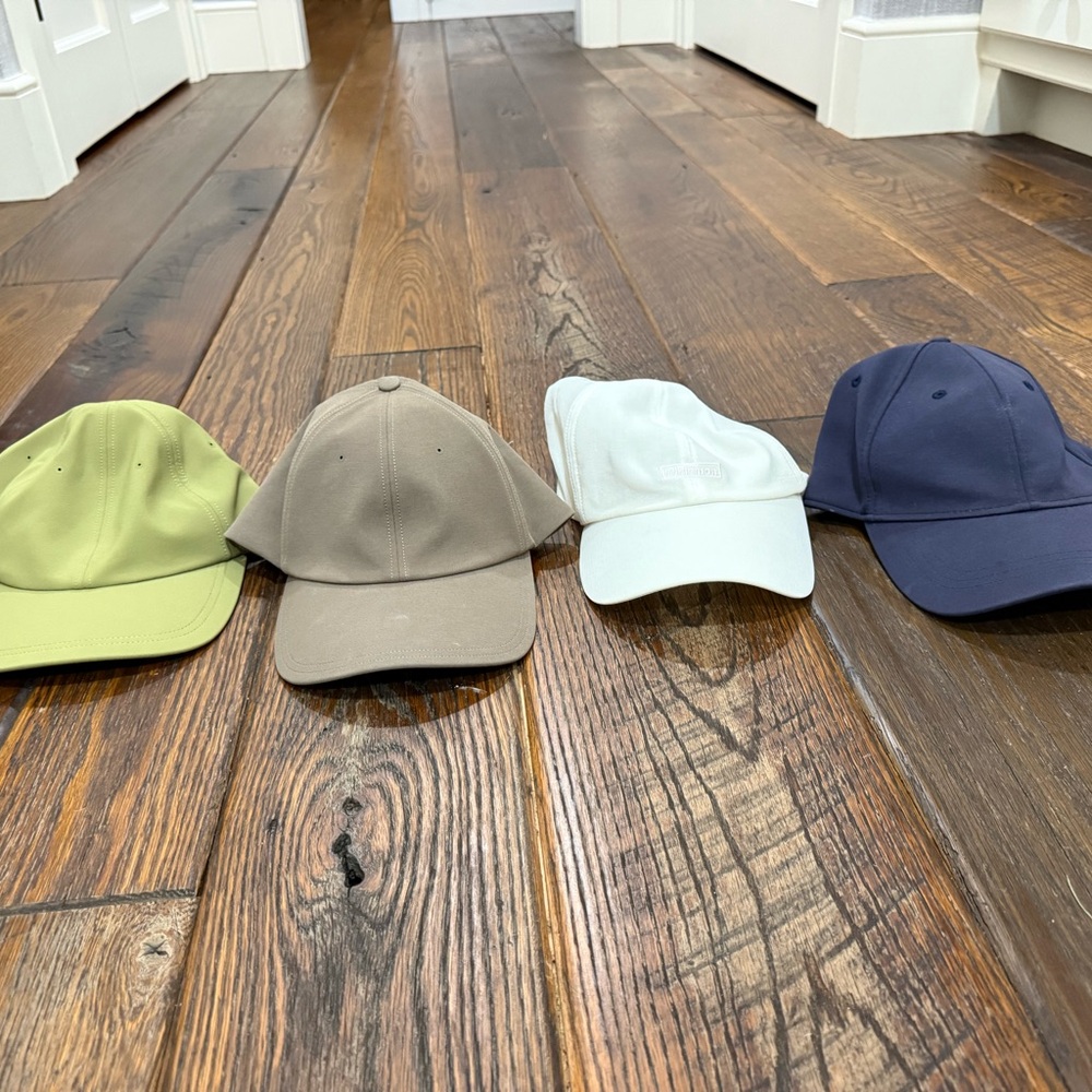 Four Lululemon hats for $40
Great deal!!
Green, Brown, Light Blue, Navy